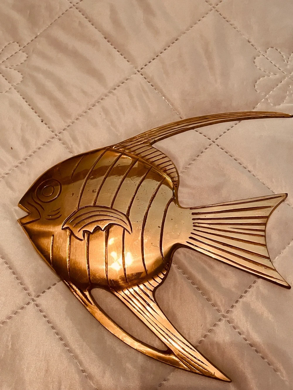 Brass Fish Wall Accents - Set of 3